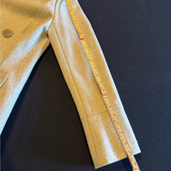 Calvin Klein Women's Gray Double-Breasted Peacoat Jacket Coat Sz 2 - Picture 6 of 15